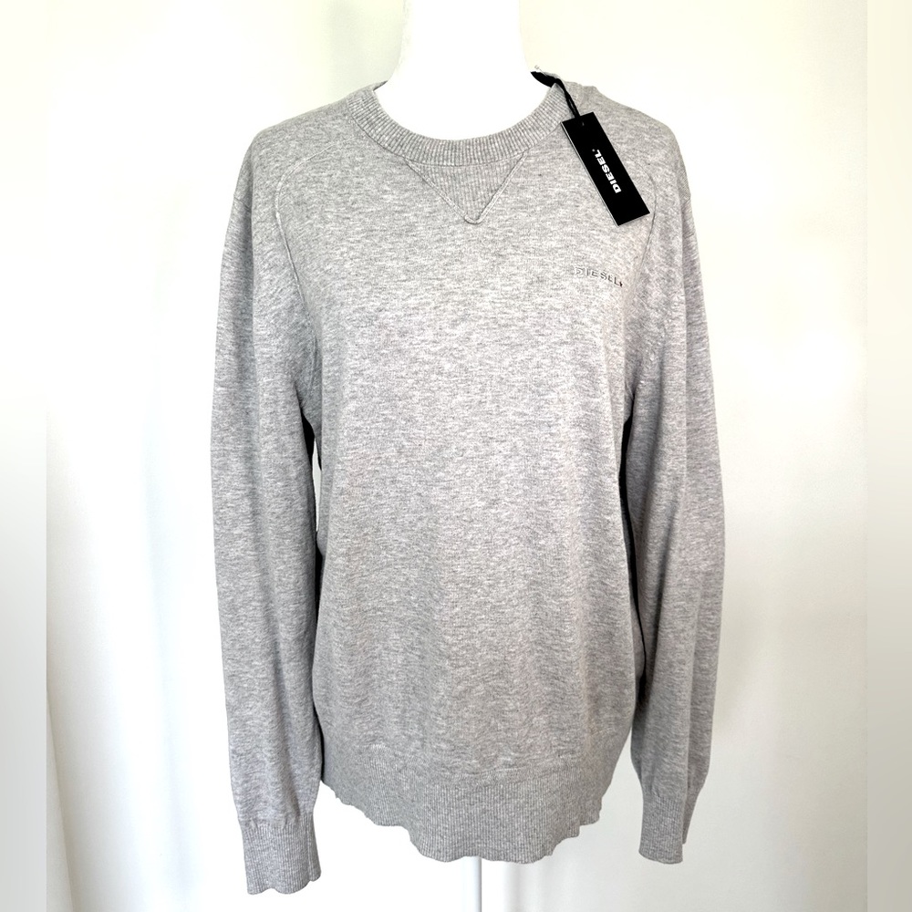 NWT Diesel Grey Cashmere Blend Sweater